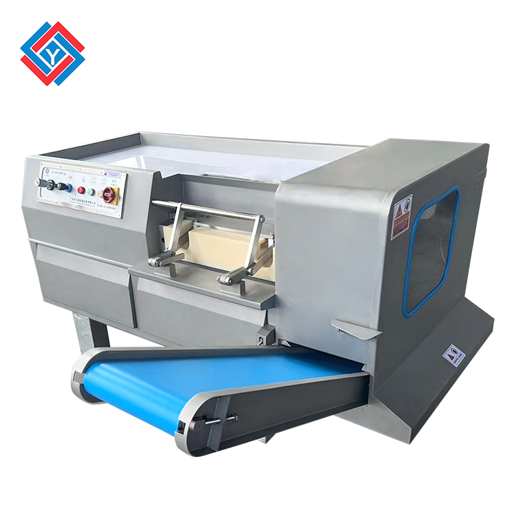 自動牛肉切丁機JY-550(輸送帶款)